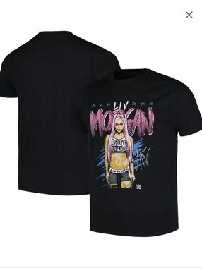 500 Level Youth Black Liv Morgan Pop T-Shirt Size L